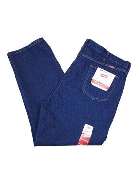 Rustler by Wrangler Mens Heavyweight Denim Jeans 46x30 Regular Fit Straight Leg